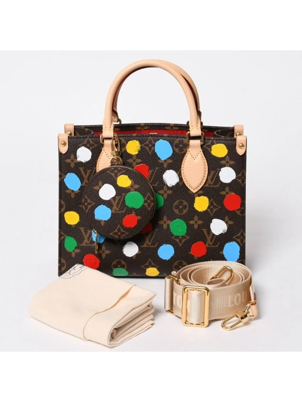 Louis Vuitton Onsago PM Yayoi Kusama Monogram 2-Way Shoulder Bag